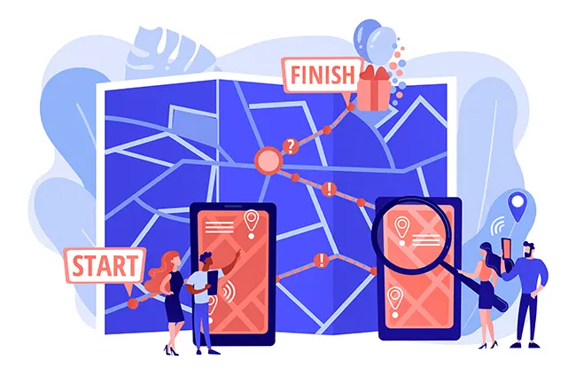 Omnichannel customer experience flow with real-time data integration